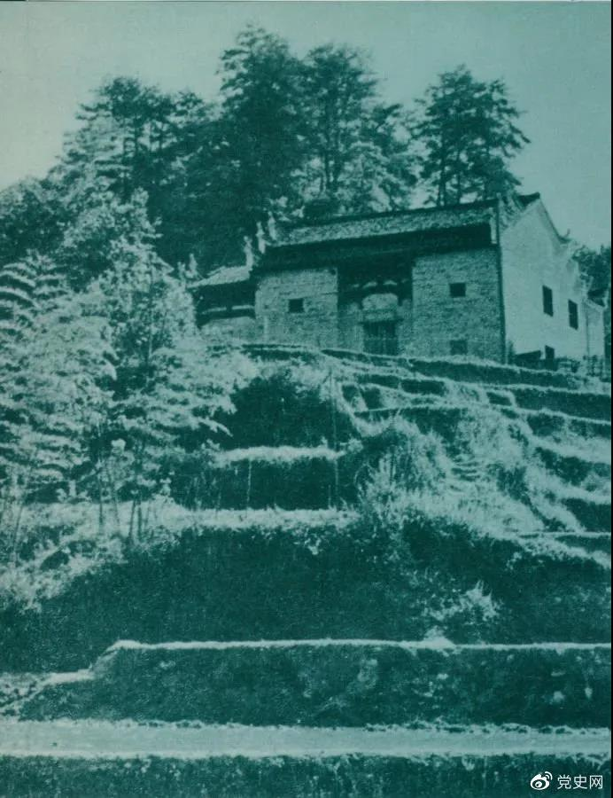 1928年5月，湘贛邊界工農(nóng)兵蘇維埃政府在寧岡茅坪成立。圖為湘贛邊界工農(nóng)兵蘇維埃政府舊址。